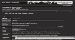 Desktop Screenshot of mondeo.hu